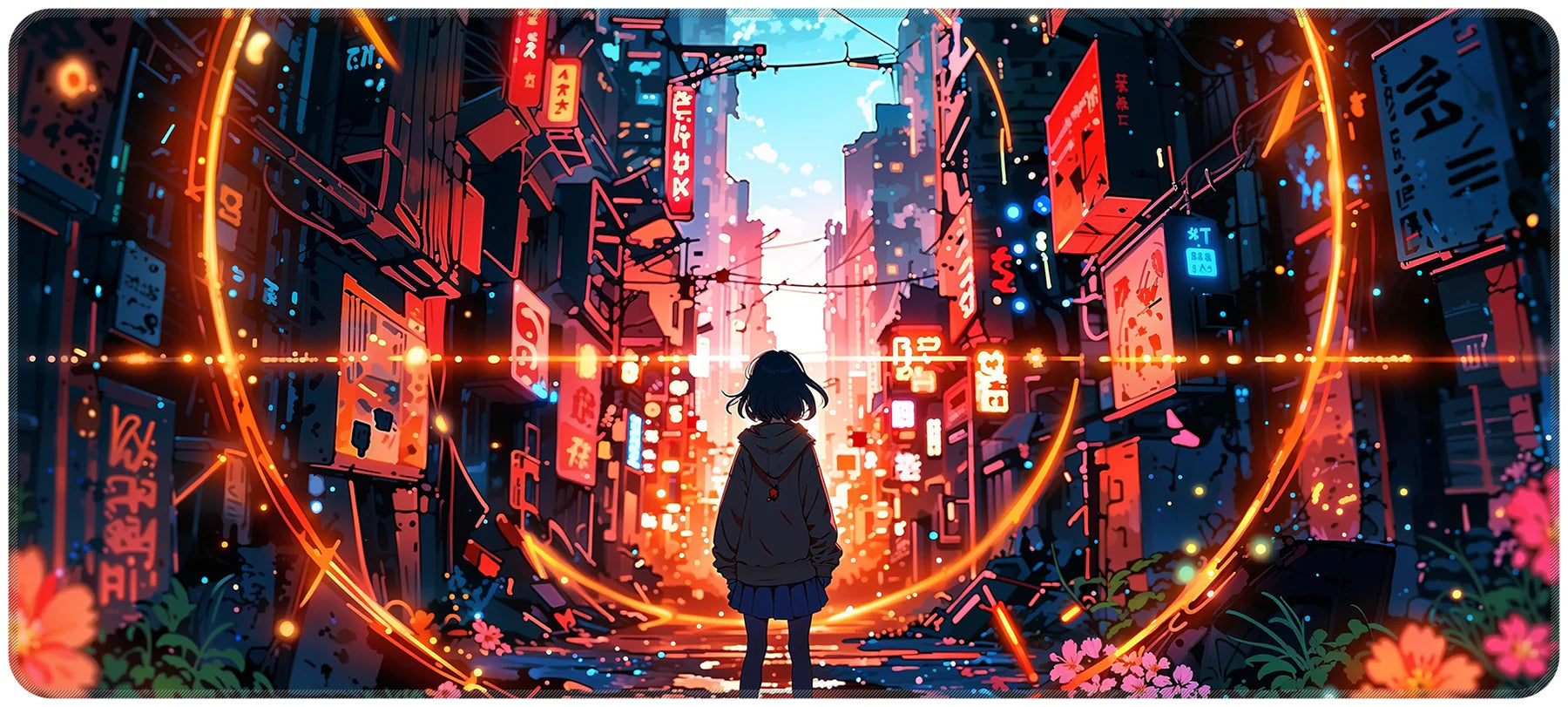 Cyber Nexus - Full Desk Mouse Pad