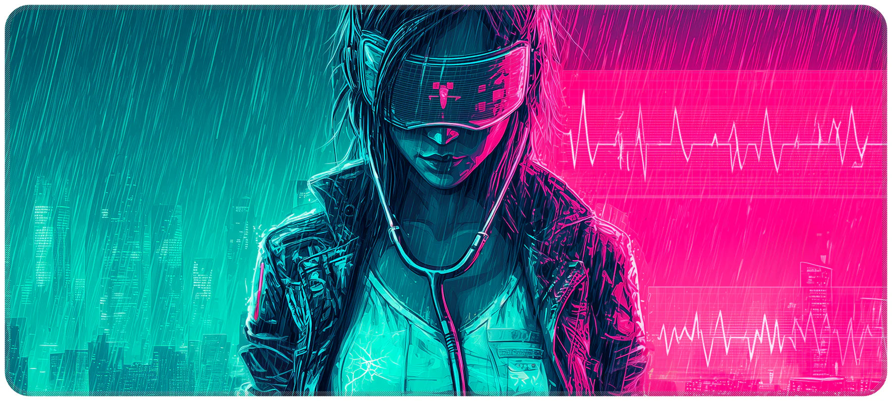 Cybernetic Caregiver - Full Desk Pad