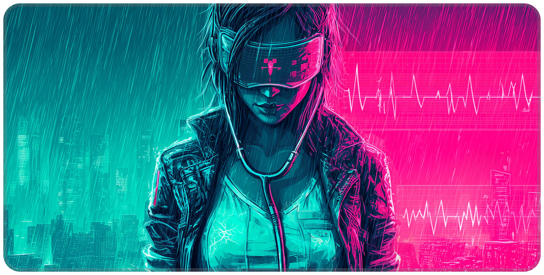 Cybernetic Caregiver - Full Desk Pad