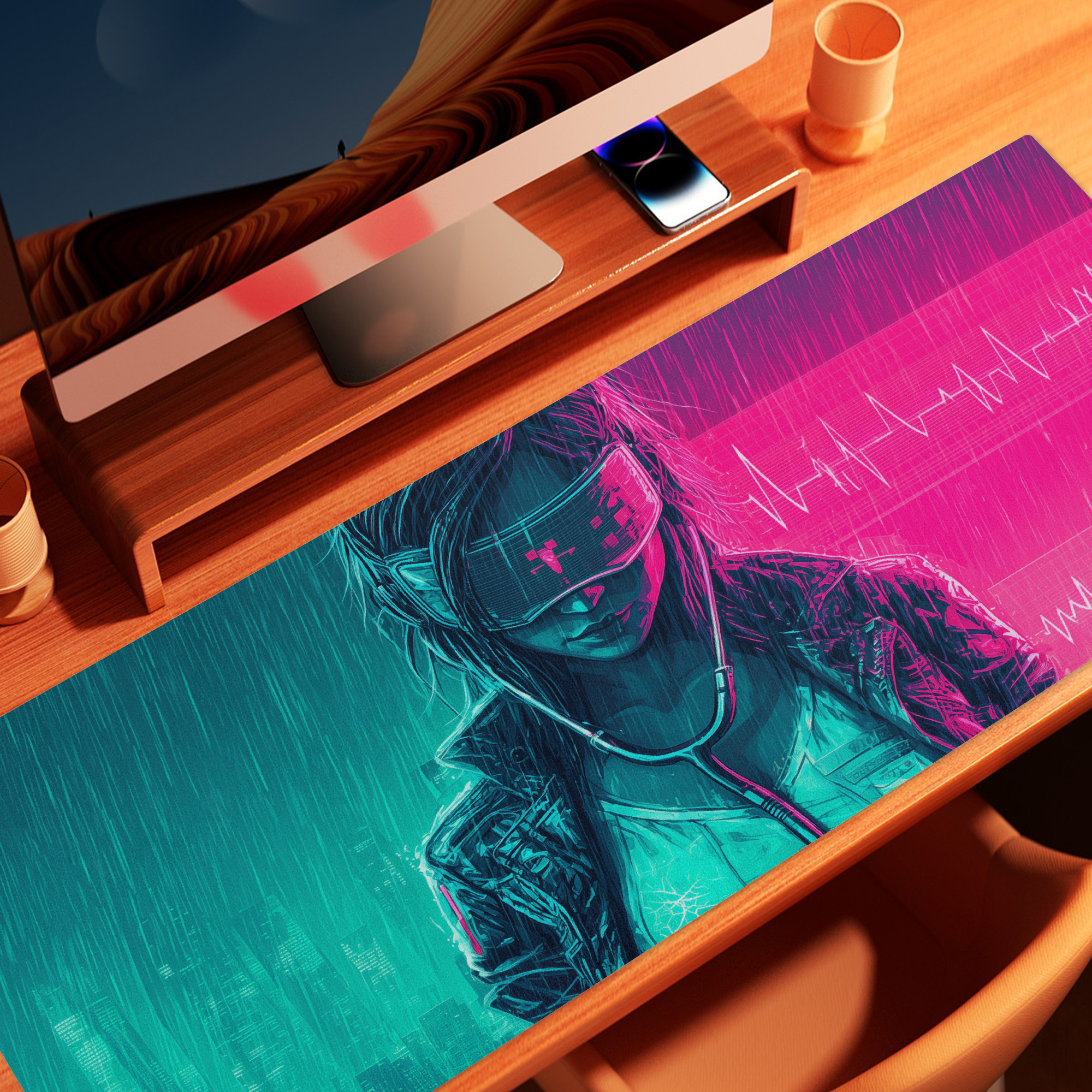Cybernetic Caregiver - Full Desk Pad