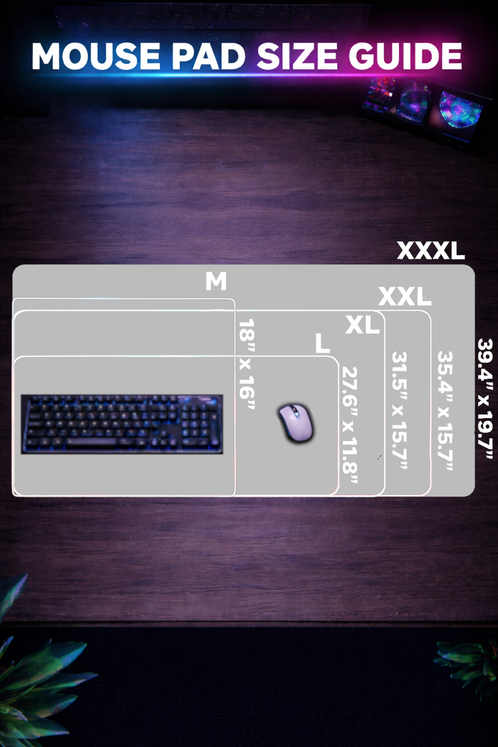 Strike Pattern Premium Gaming Mouse Pad