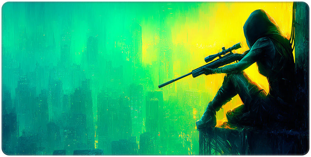 Urban Marksman - Full Desk Mouse Pad