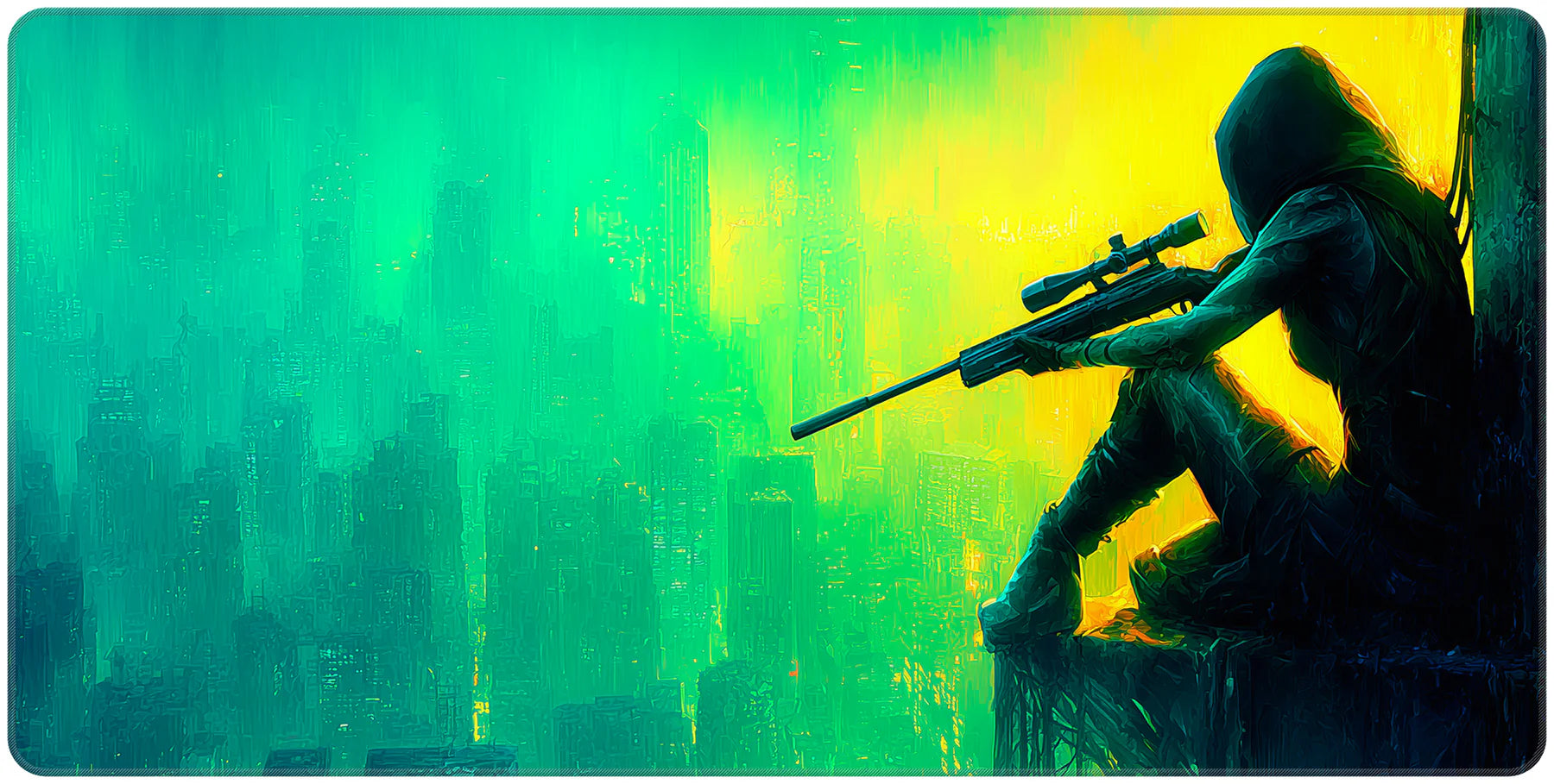 Urban Marksman - Full Desk Mouse Pad