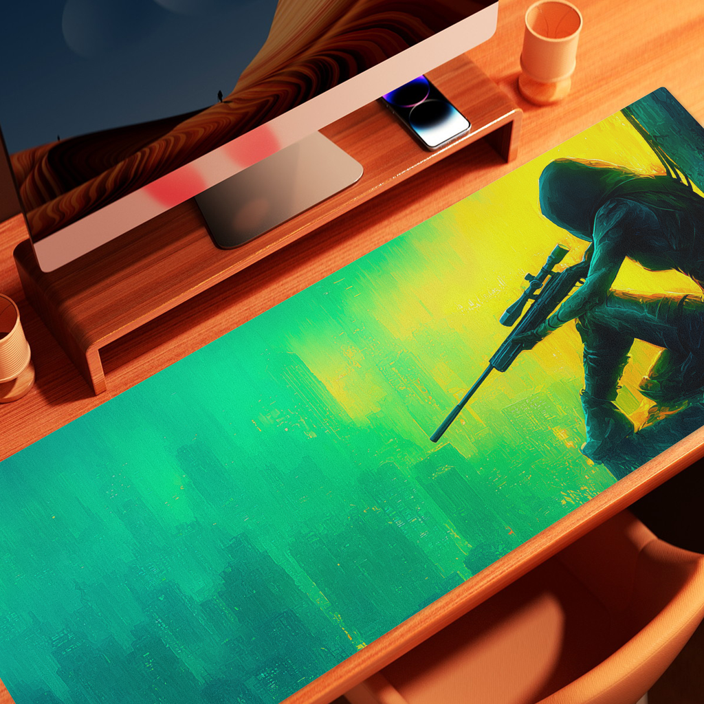 Urban Marksman - Full Desk Mouse Pad