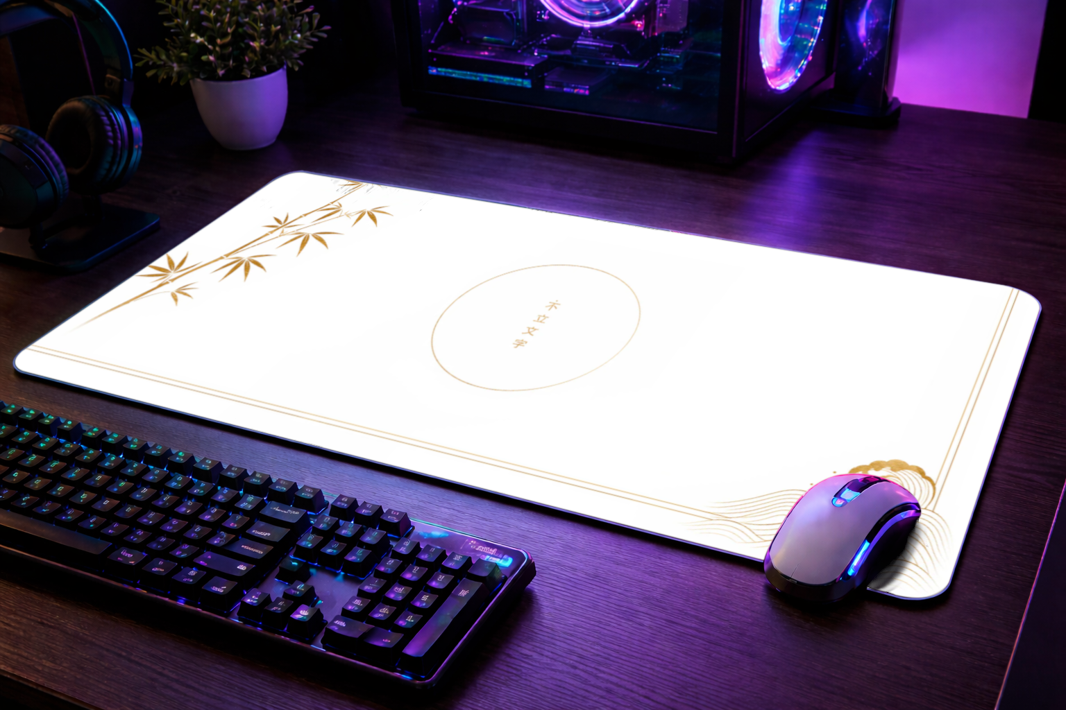 The Way of Silence - Full Desk Mouse Pad