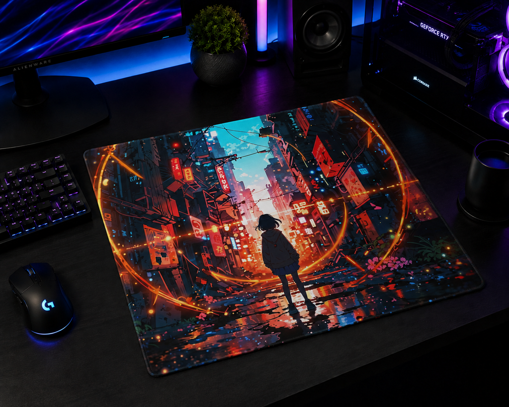 Cyber Nexus - Premium Gaming Mouse Pad