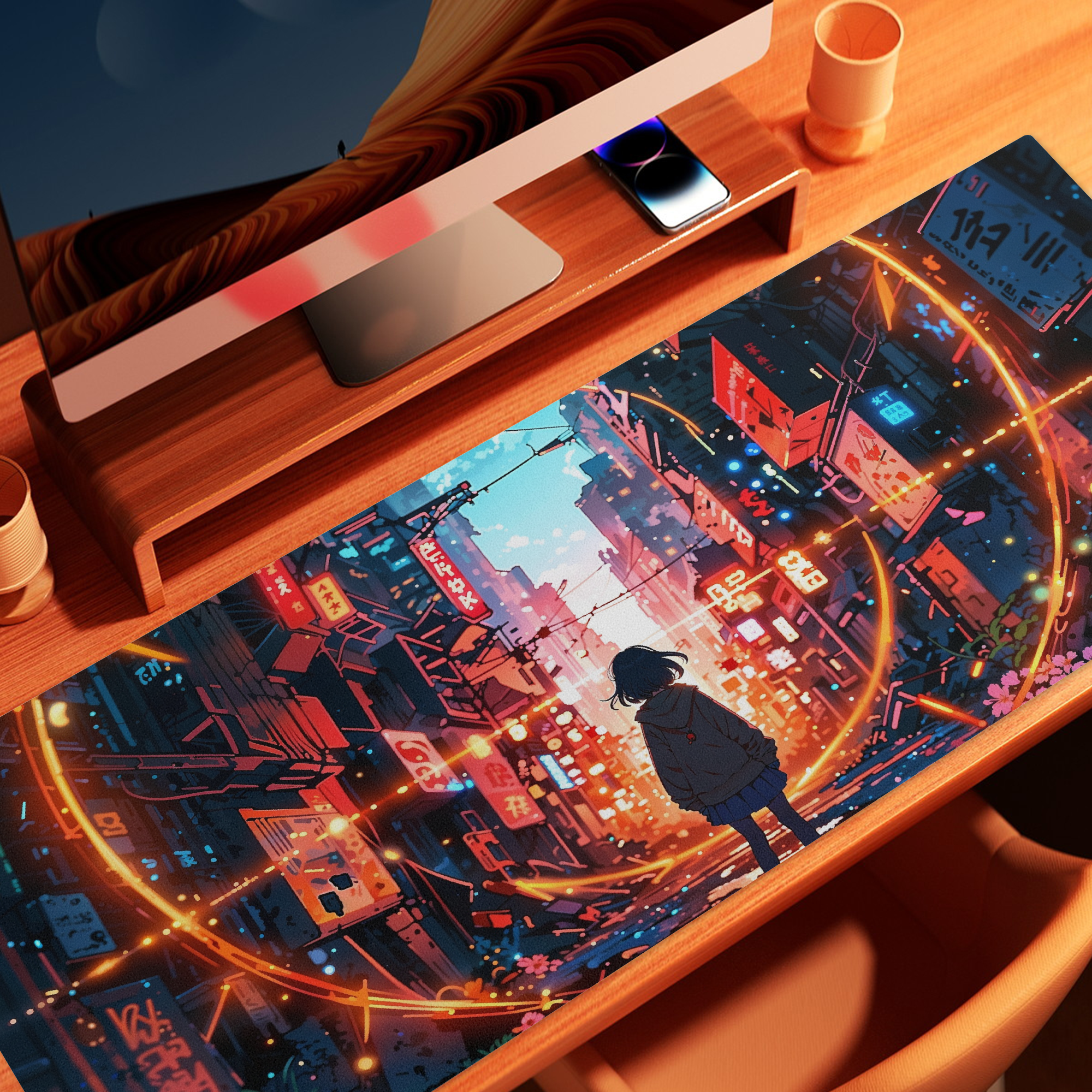Cyber Nexus - Full Desk Mouse Pad