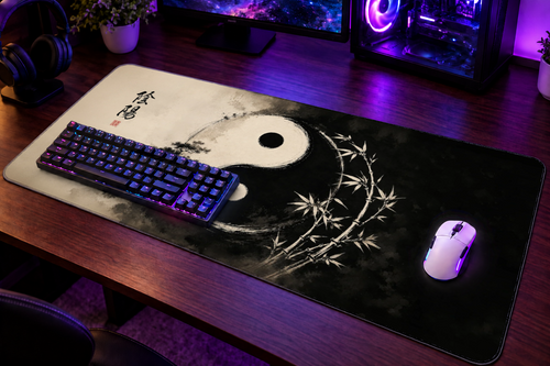 Balanced Duality - Full Desk Mouse Pad