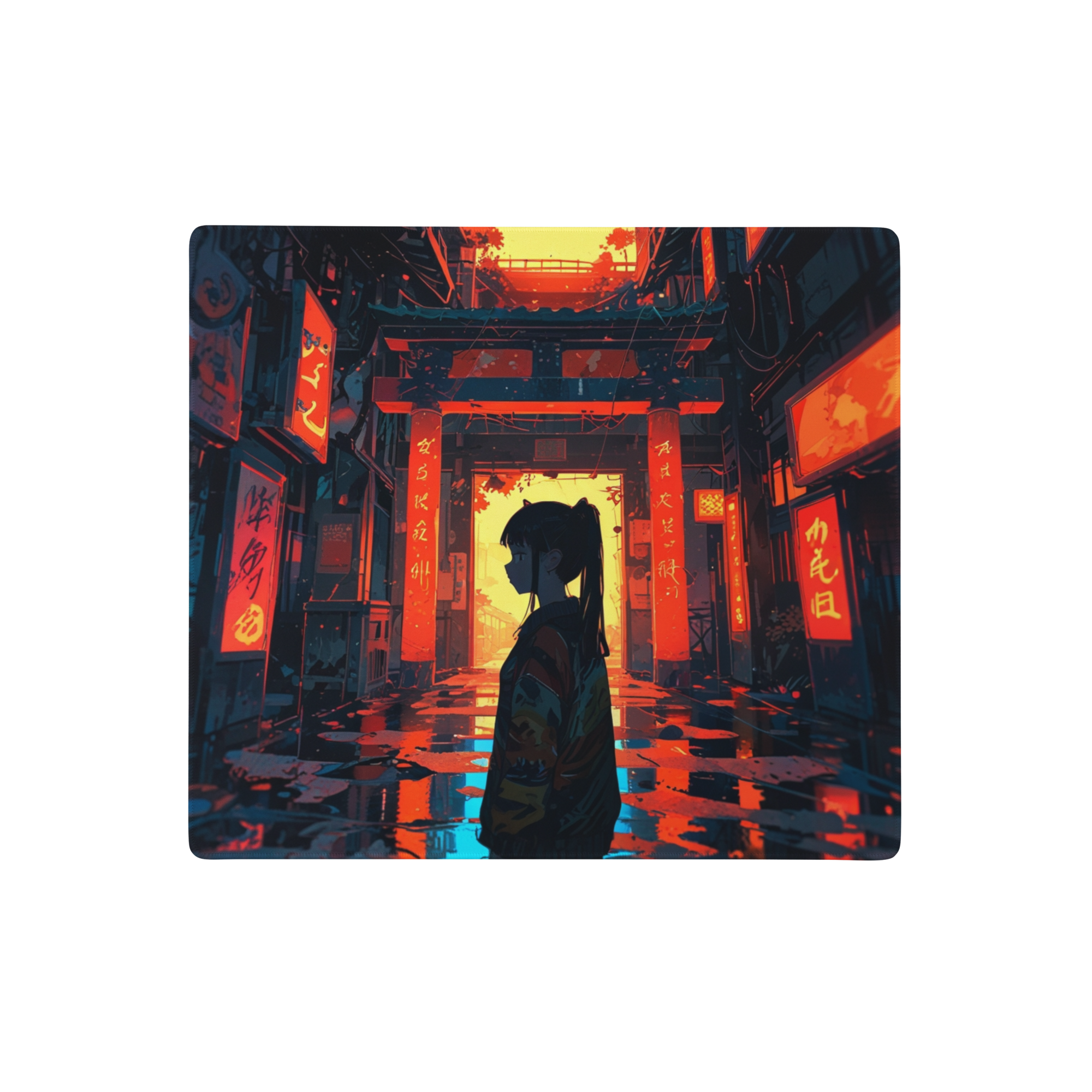 Neon Alley Premium Gaming Mouse Pad