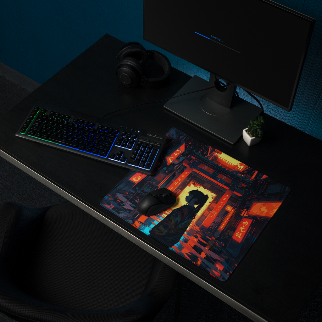 Neon Alley Premium Gaming Mouse Pad