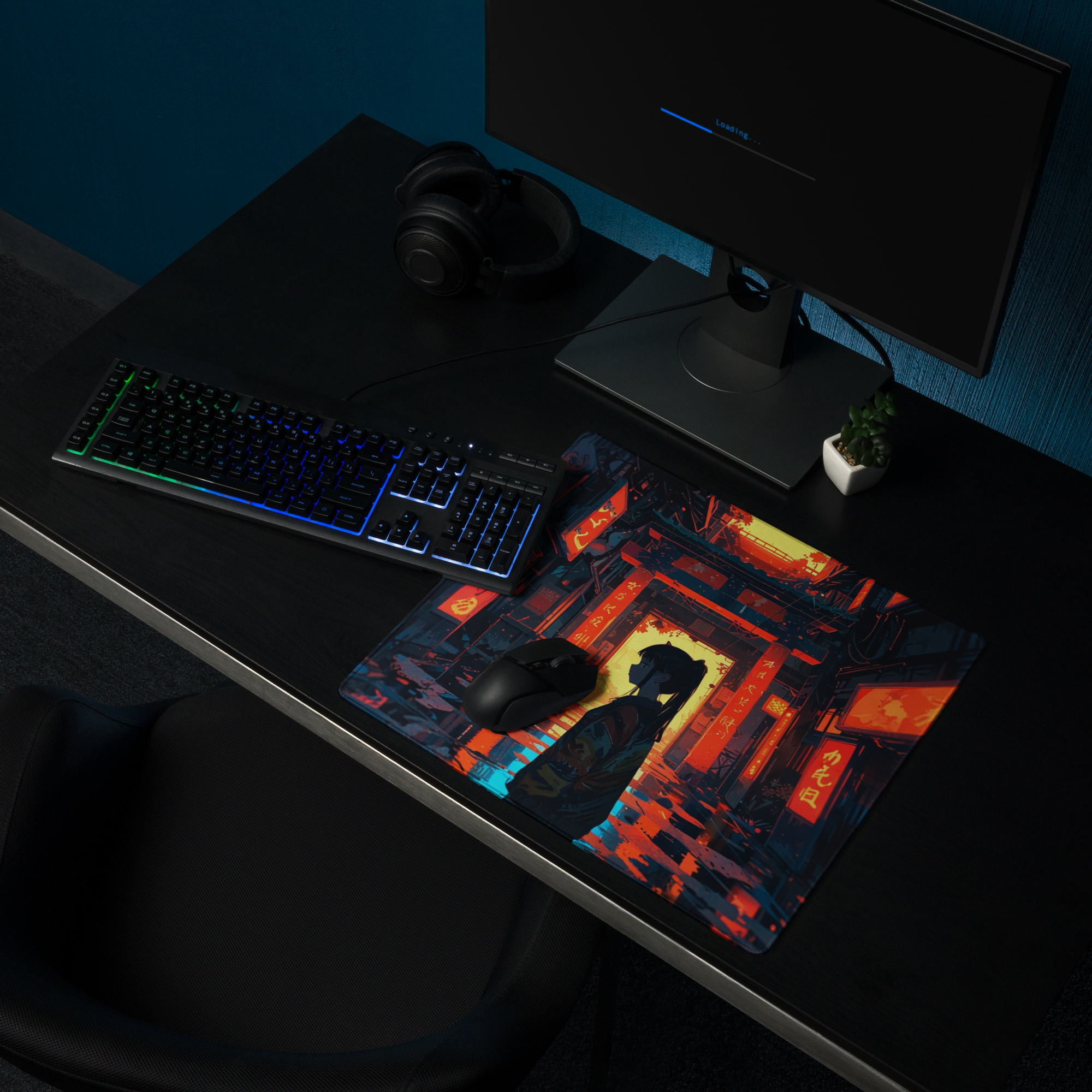 Neon Alley Premium Gaming Mouse Pad