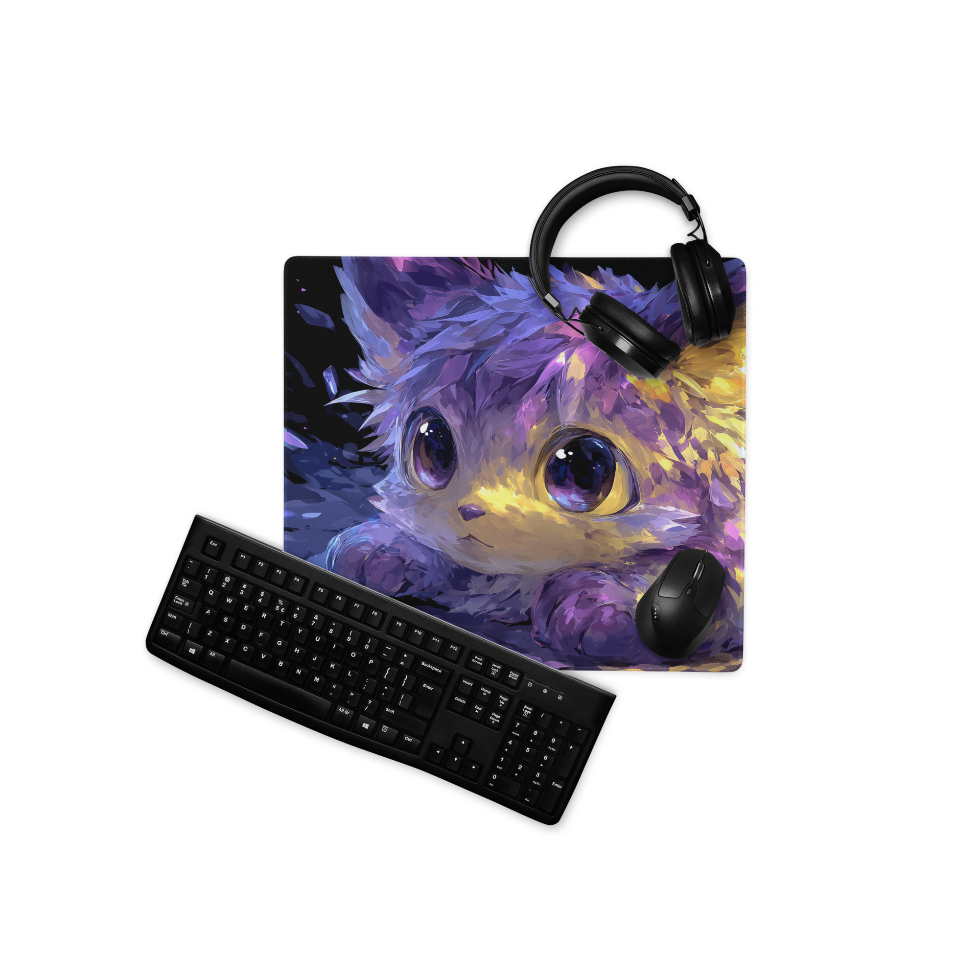 Cosmic Kitten Premium Gaming Mouse Pad
