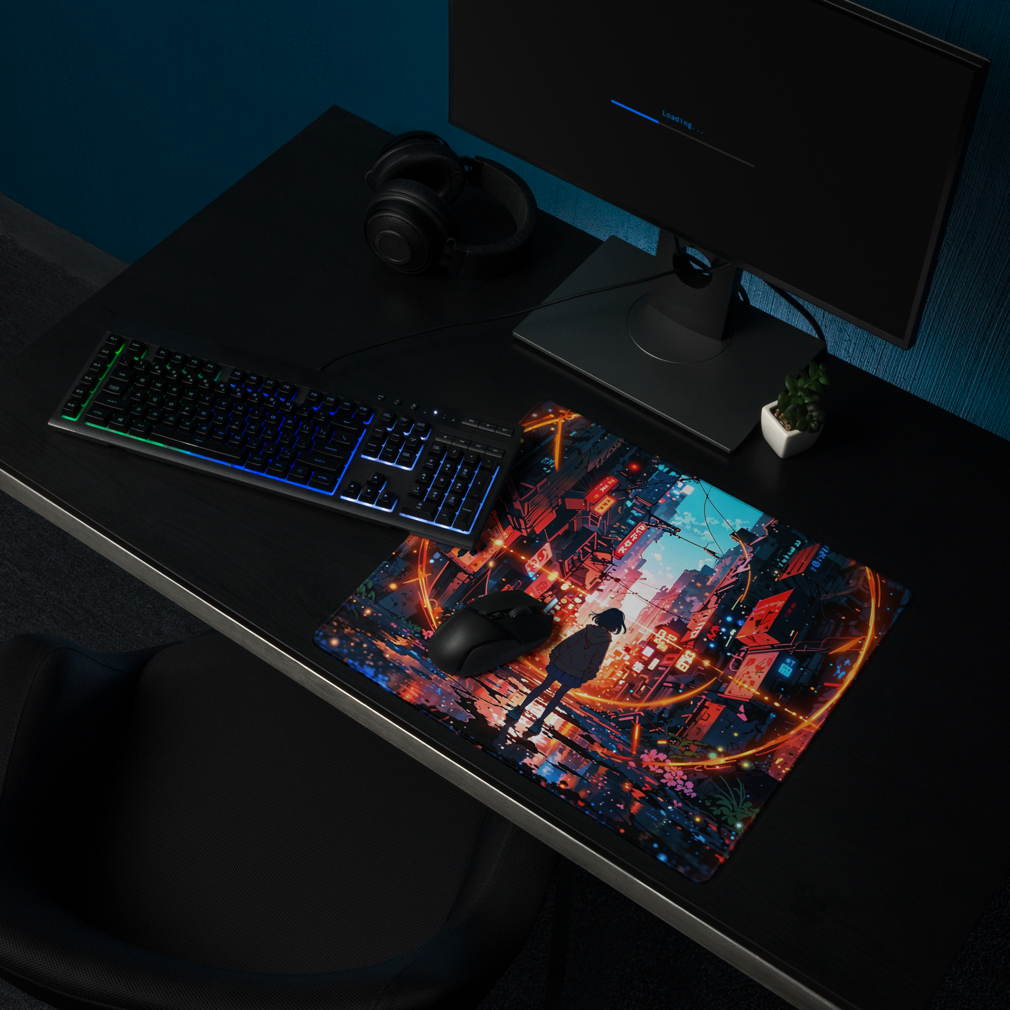 Cyber Nexus - Premium Gaming Mouse Pad