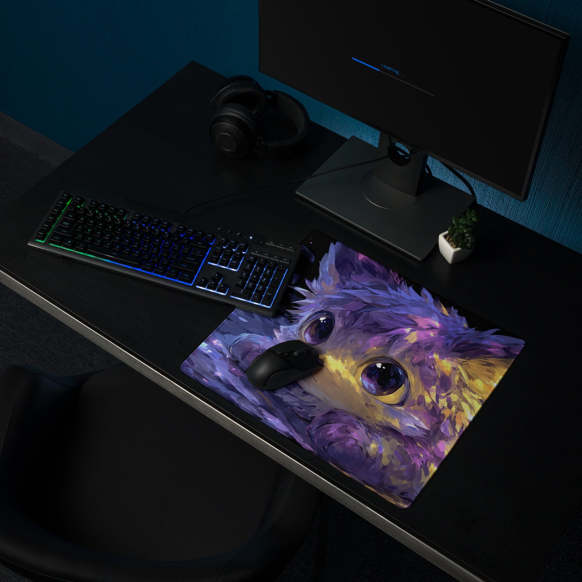 Cosmic Kitten Premium Gaming Mouse Pad
