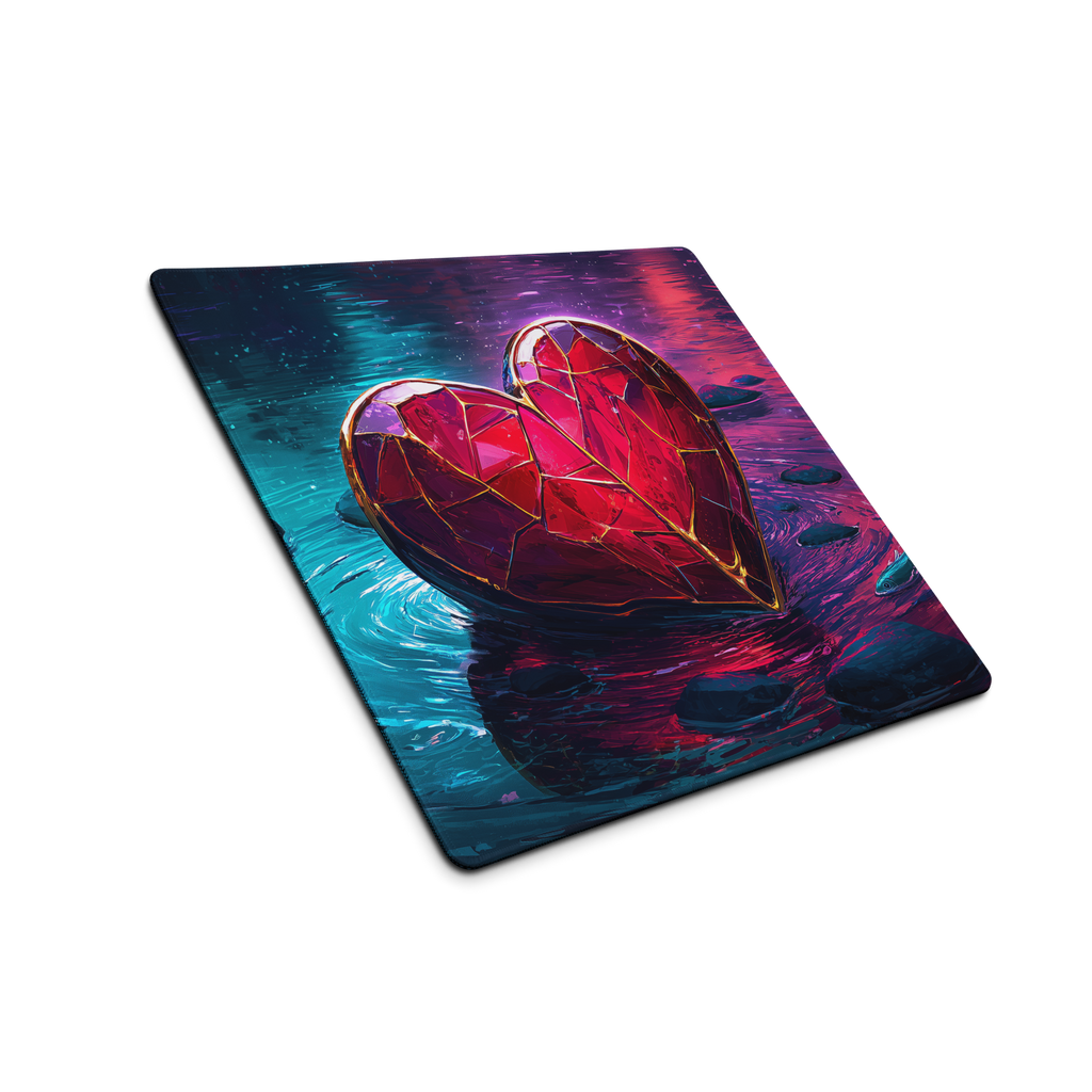 Heart of the Abyss Stone Premium Gaming Mouse Pad