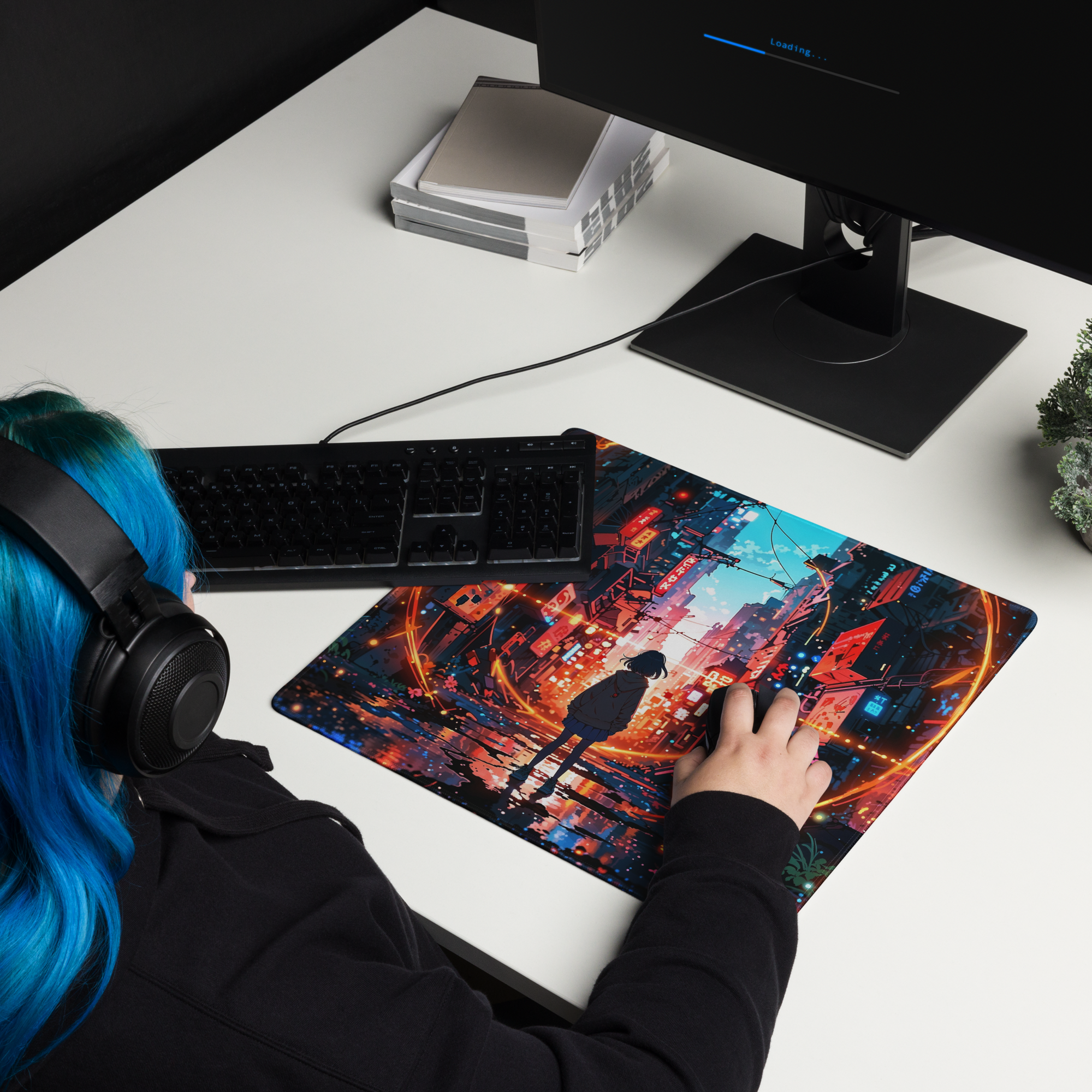 Cyber Nexus - Premium Gaming Mouse Pad