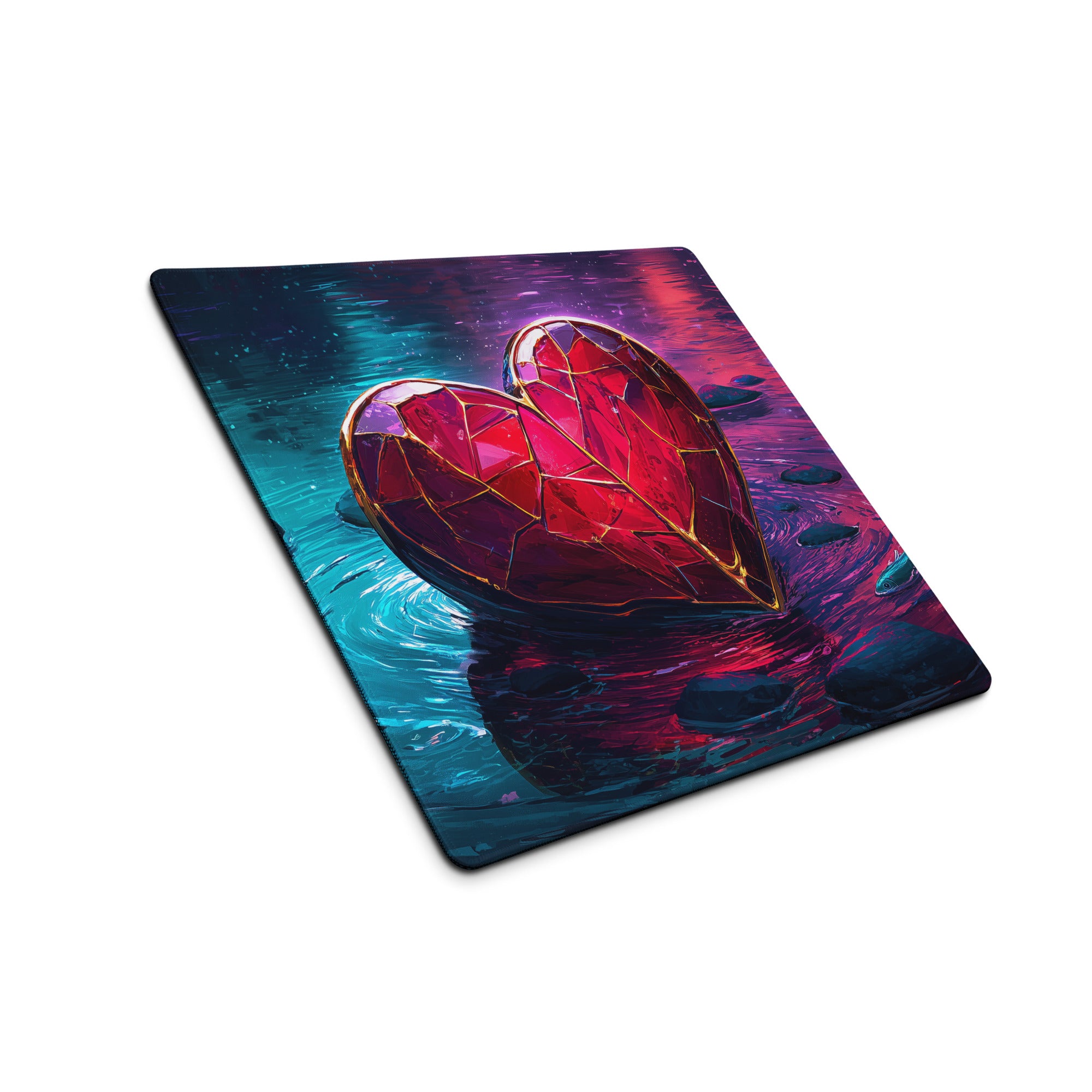 Heart of the Abyss Stone Premium Gaming Mouse Pad