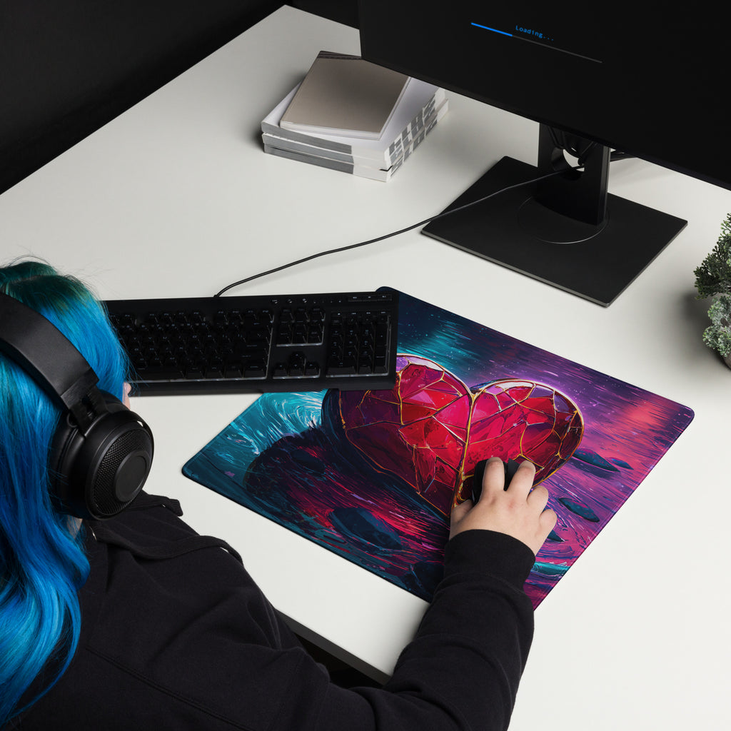 Heart of the Abyss Stone Premium Gaming Mouse Pad