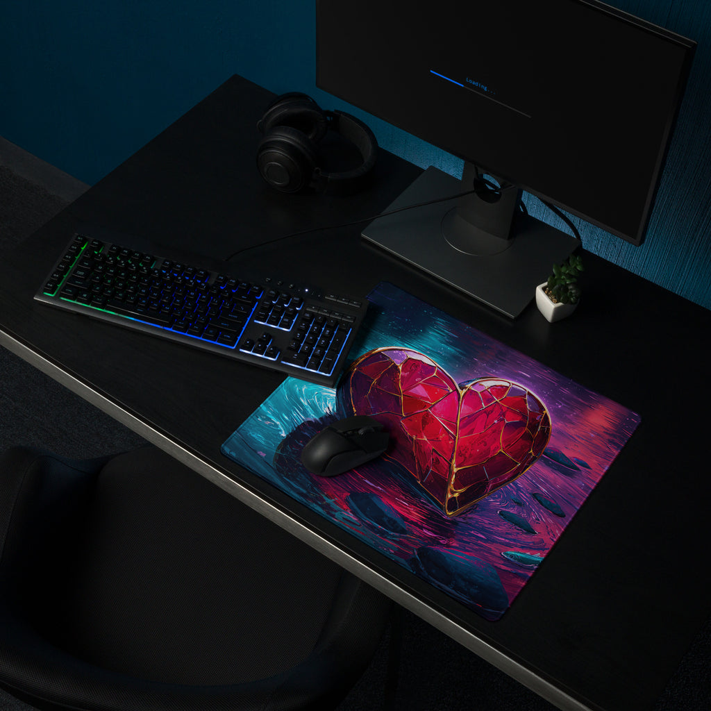 Heart of the Abyss Stone Premium Gaming Mouse Pad