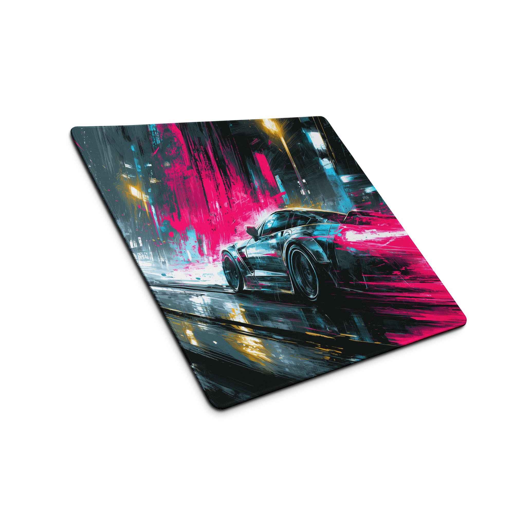 Neon Racer Premium Gaming Mouse Pad