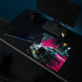 Neon Racer Premium Gaming Mouse Pad