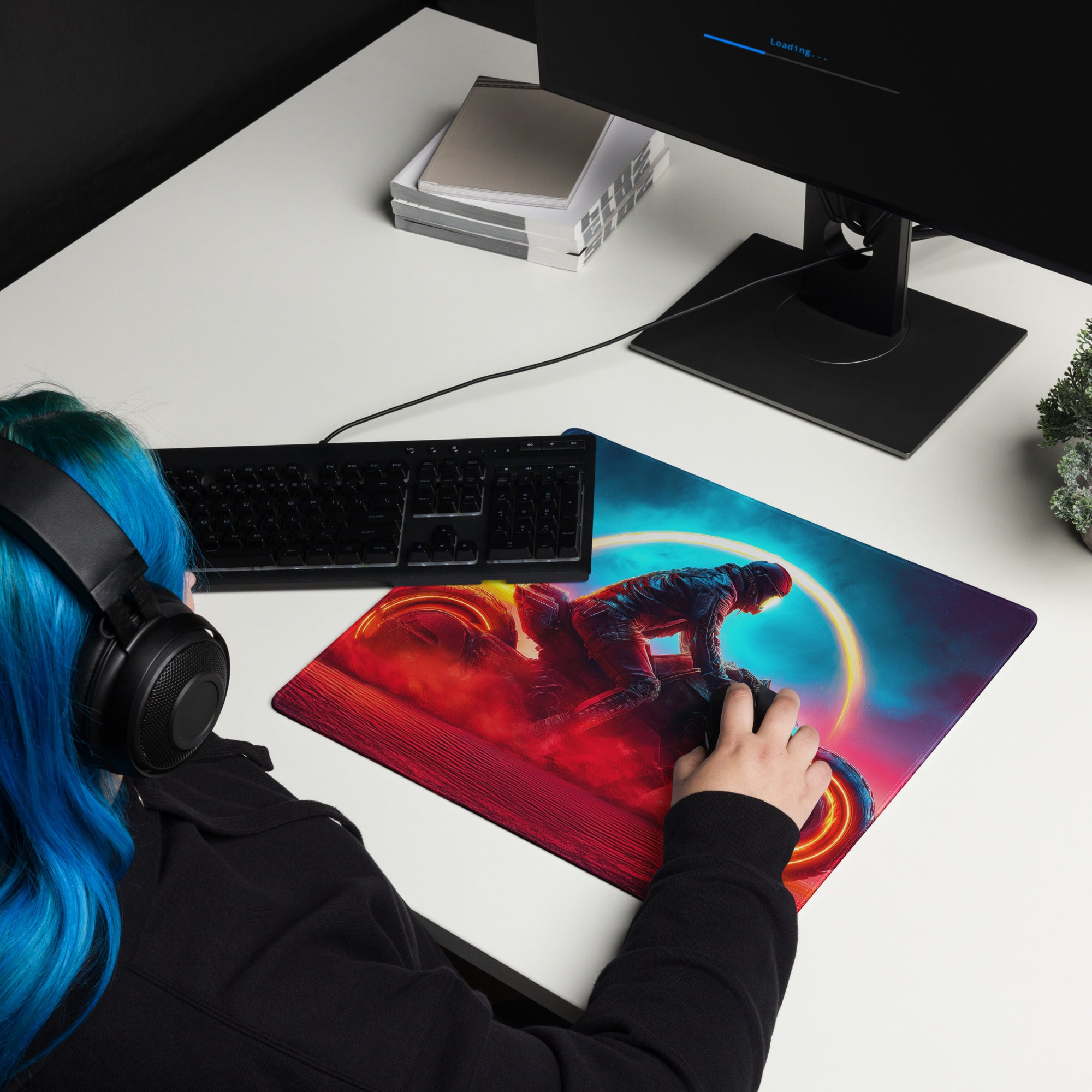 Sunset Rider Premium Gaming Mouse Pad
