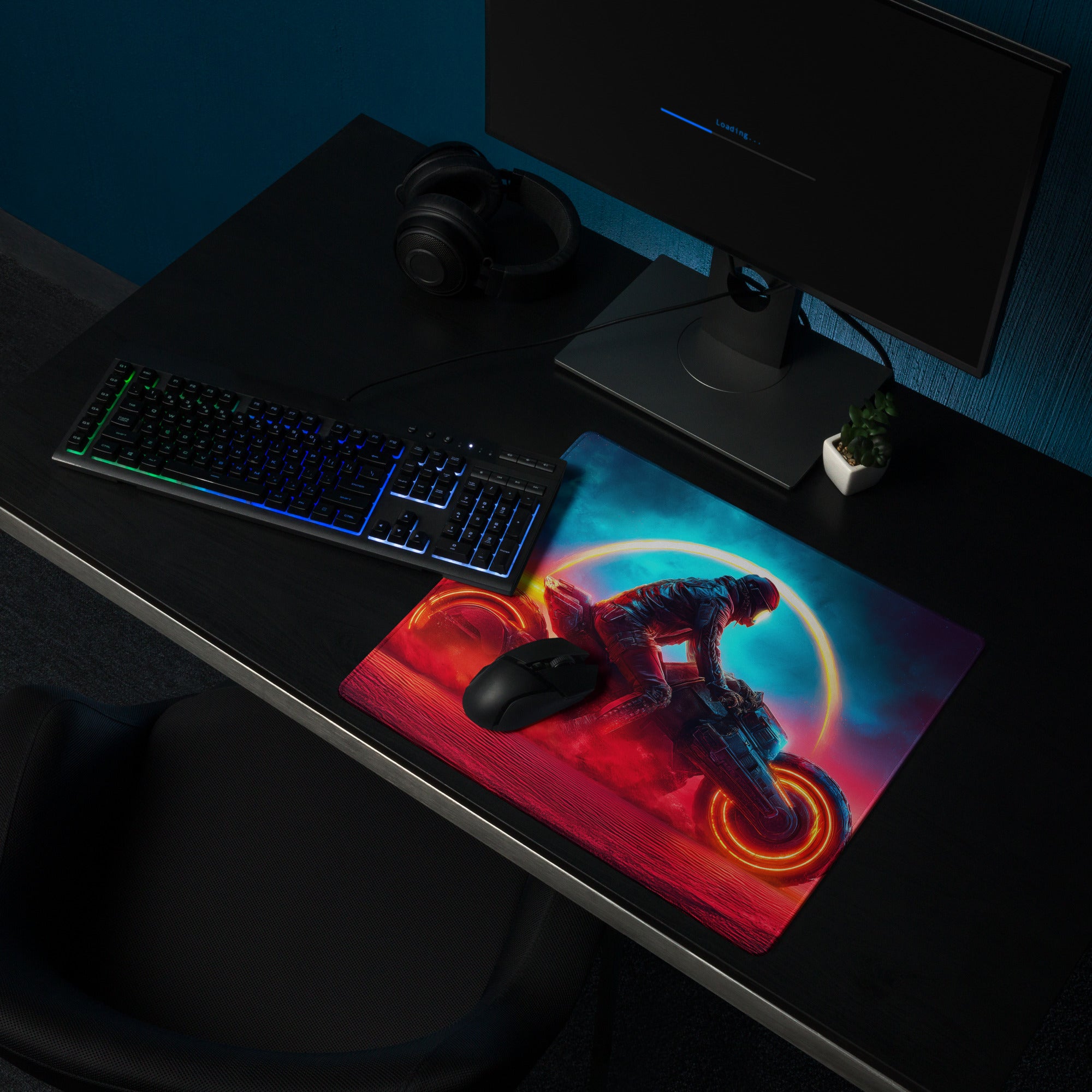 Sunset Rider Premium Gaming Mouse Pad