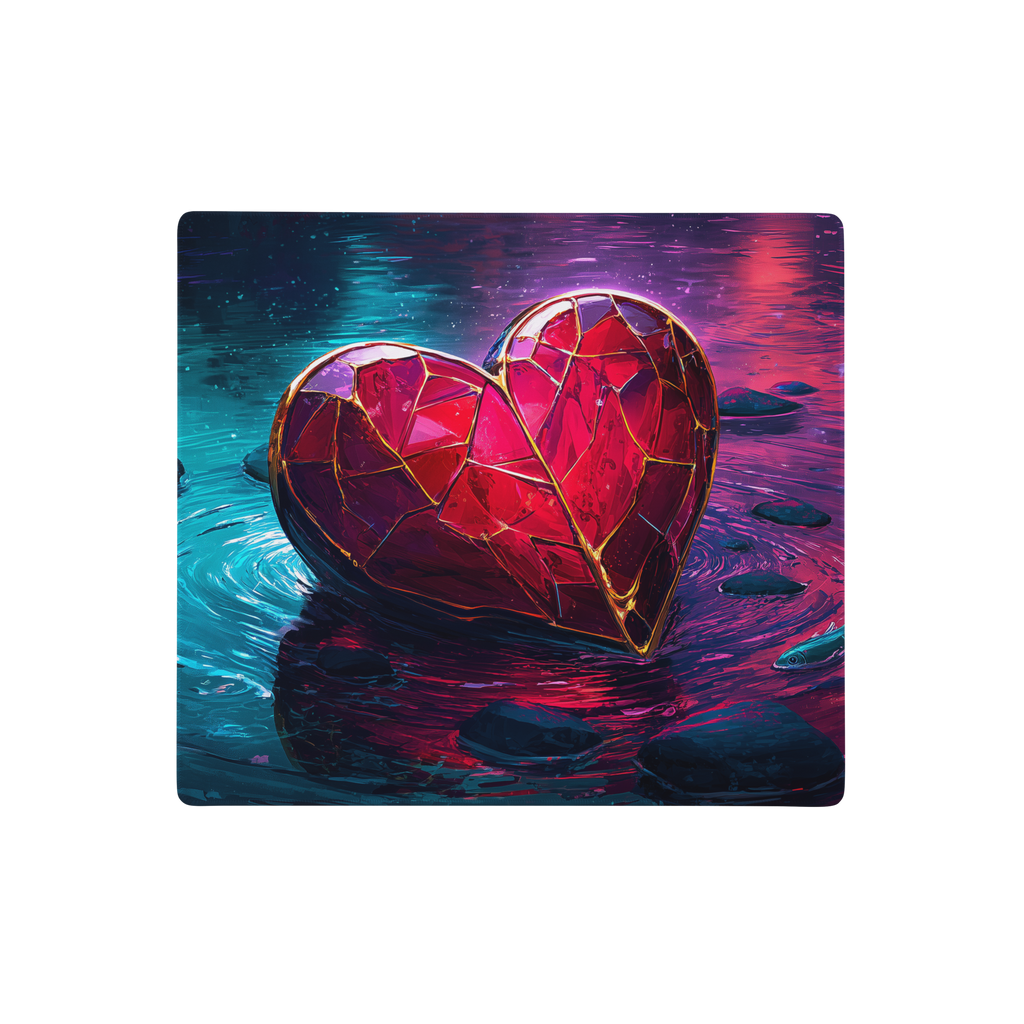 Heart of the Abyss Stone Premium Gaming Mouse Pad