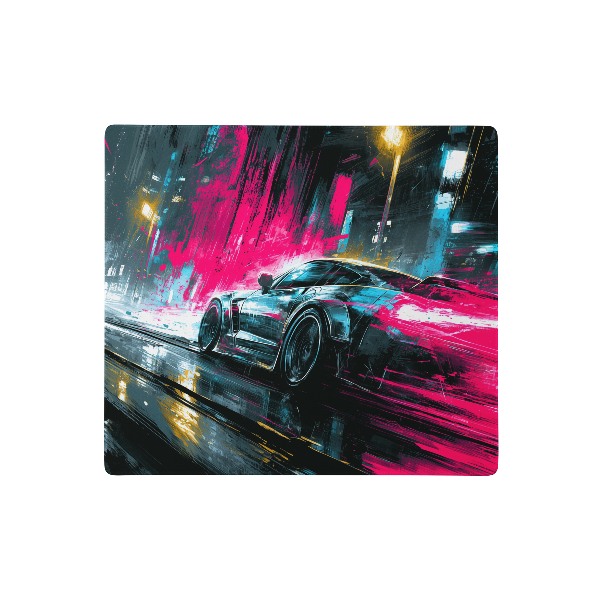 Neon Racer Premium Gaming Mouse Pad
