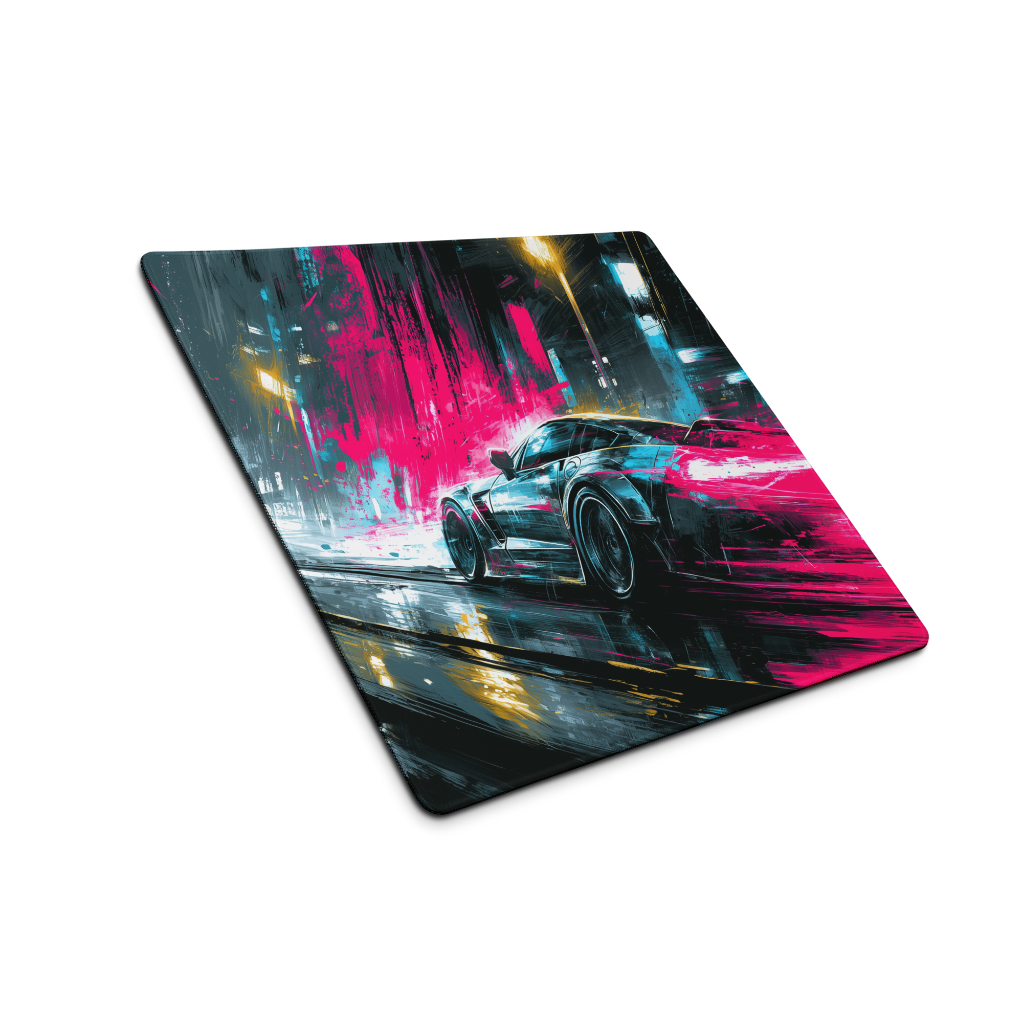 Neon Racer Premium Gaming Mouse Pad