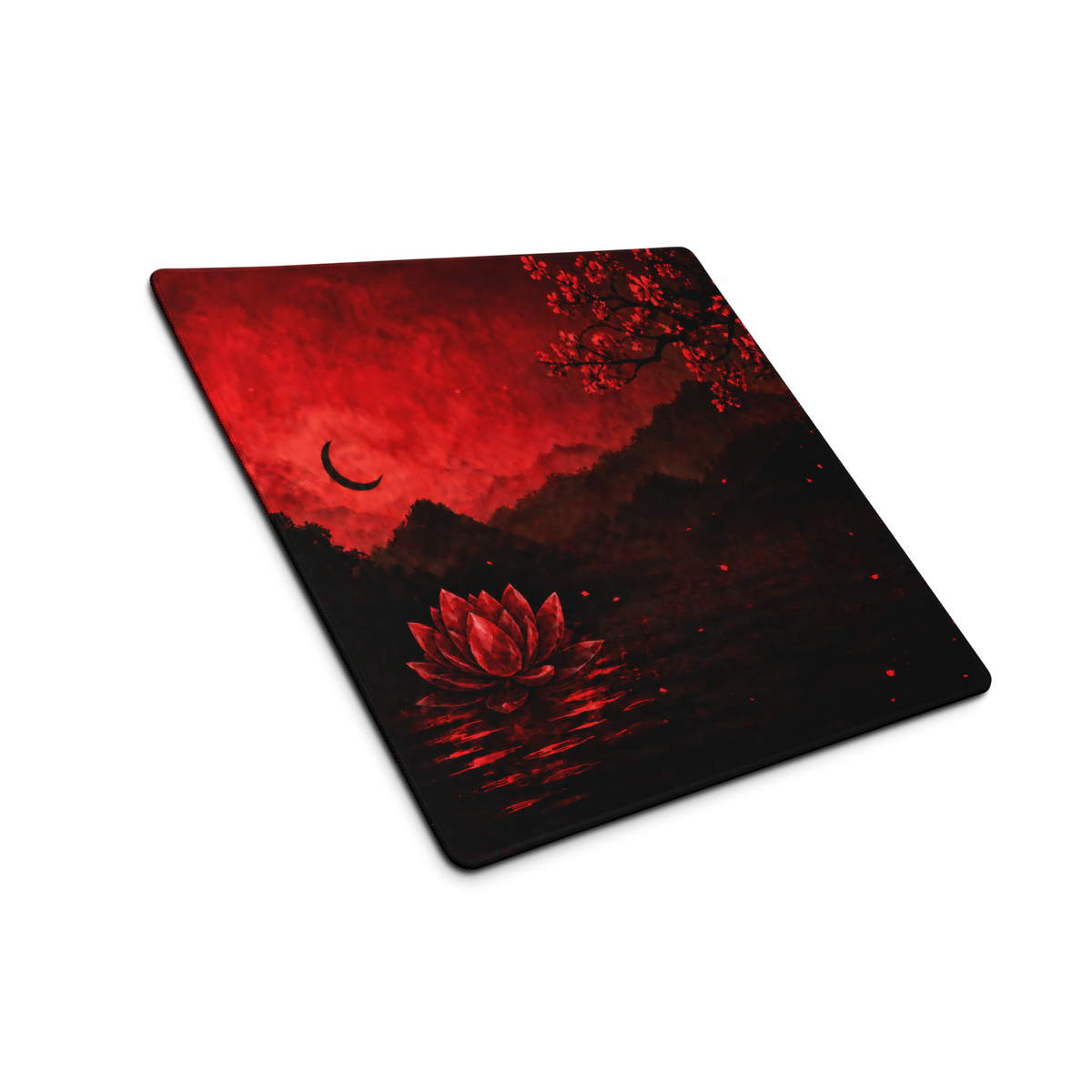 Ruby Lotus Premium Gaming Mouse Pad