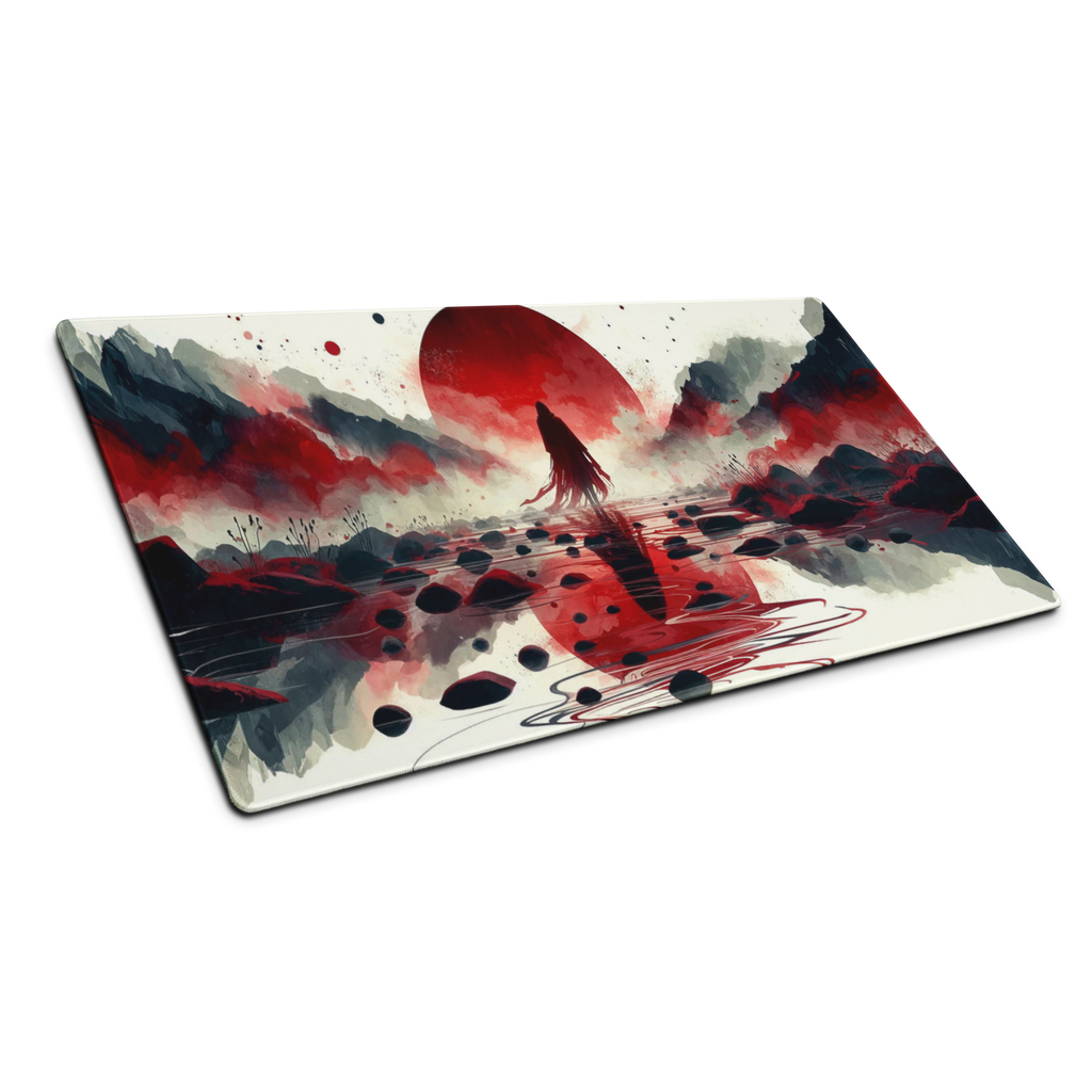 Walk to the Rising Sun - Full Desk Mouse Pad