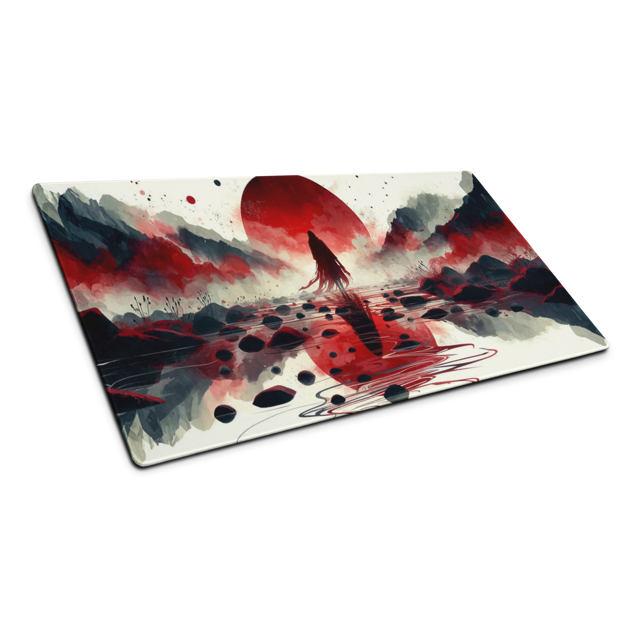 Walk to the Rising Sun - Full Desk Mouse Pad