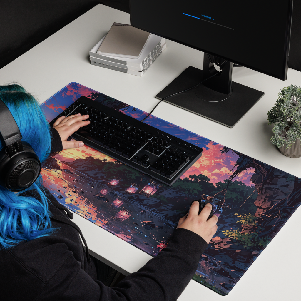 Twilight Haven - Full Desk Mouse Pad