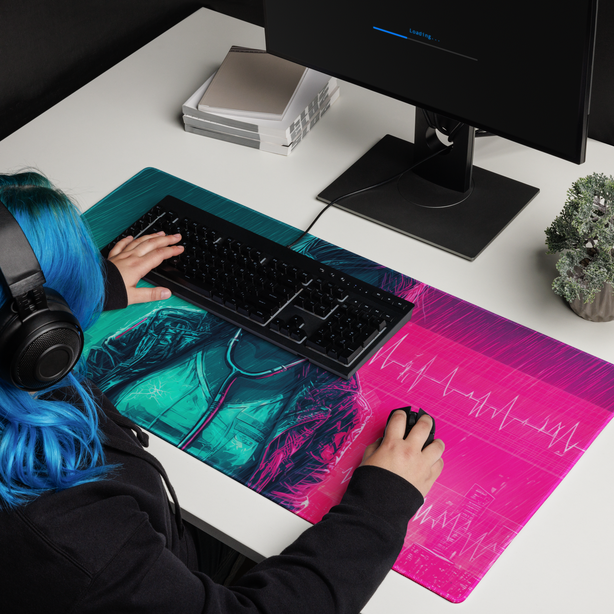 Cybernetic Caregiver - Full Desk Pad