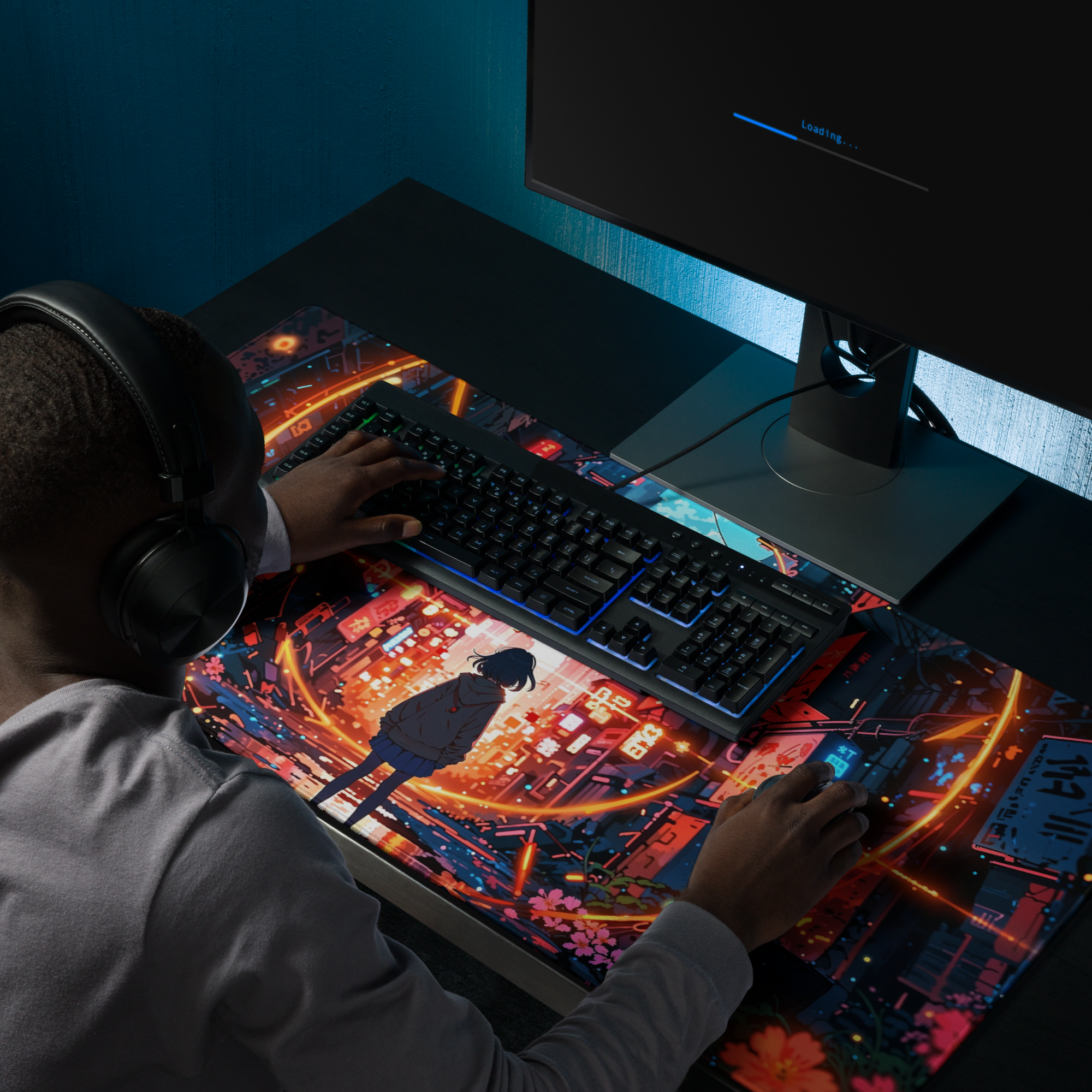Cyber Nexus - Full Desk Mouse Pad