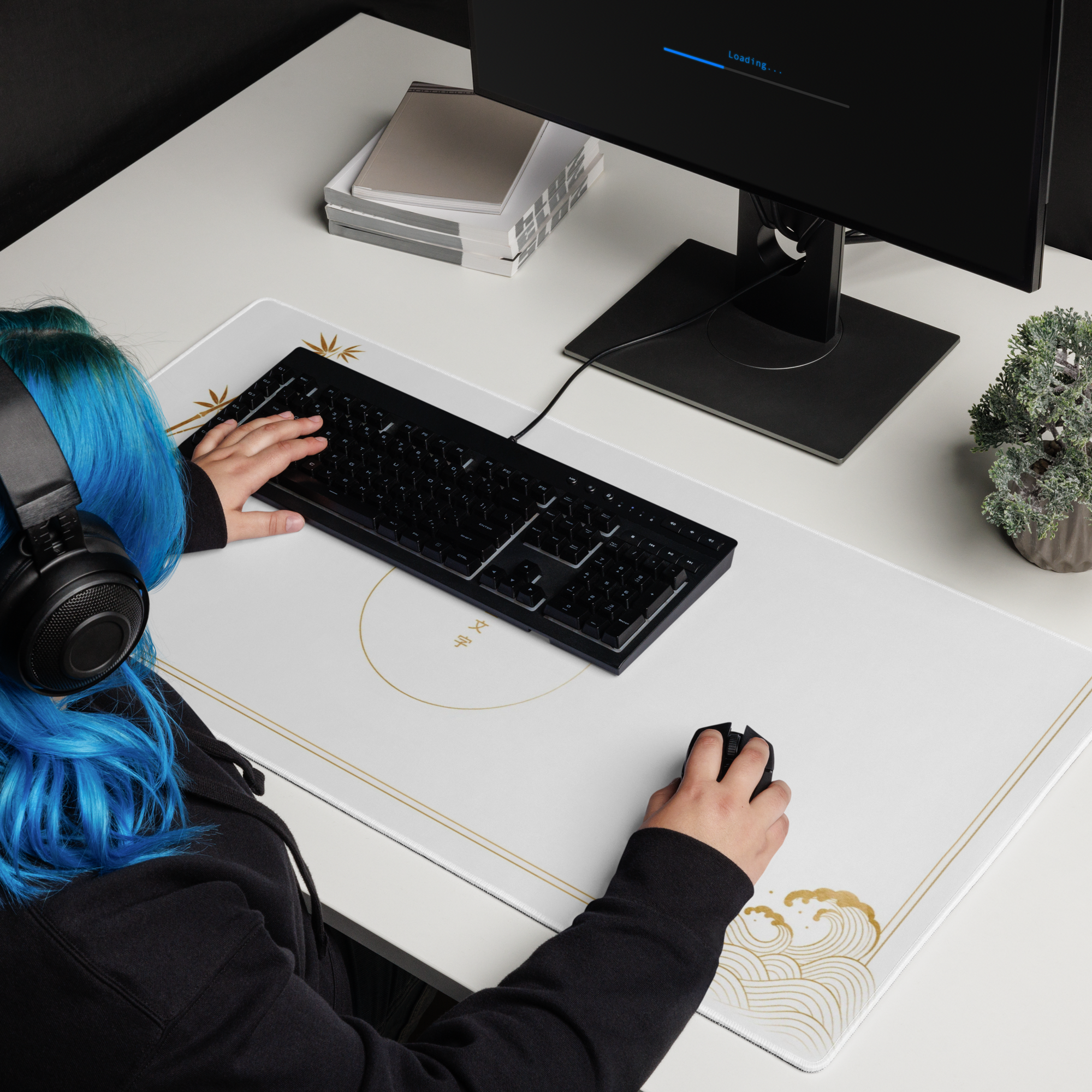 The Way of Silence - Full Desk Mouse Pad