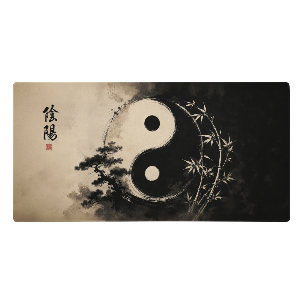 Balanced Duality - Full Desk Mouse Pad