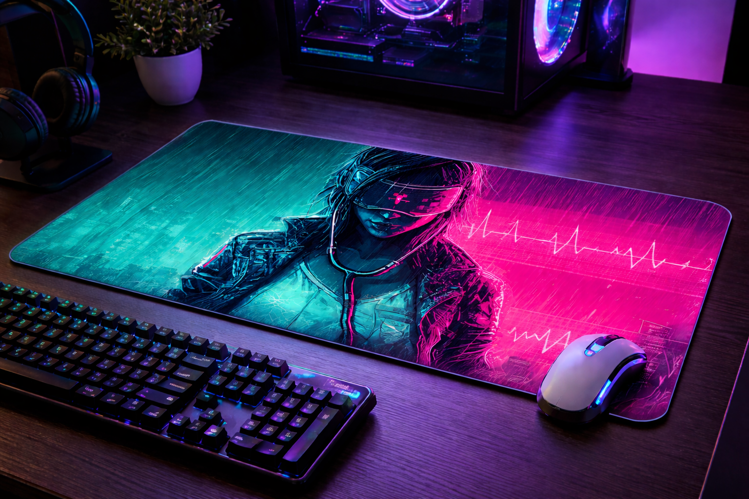 Cybernetic Caregiver - Full Desk Pad
