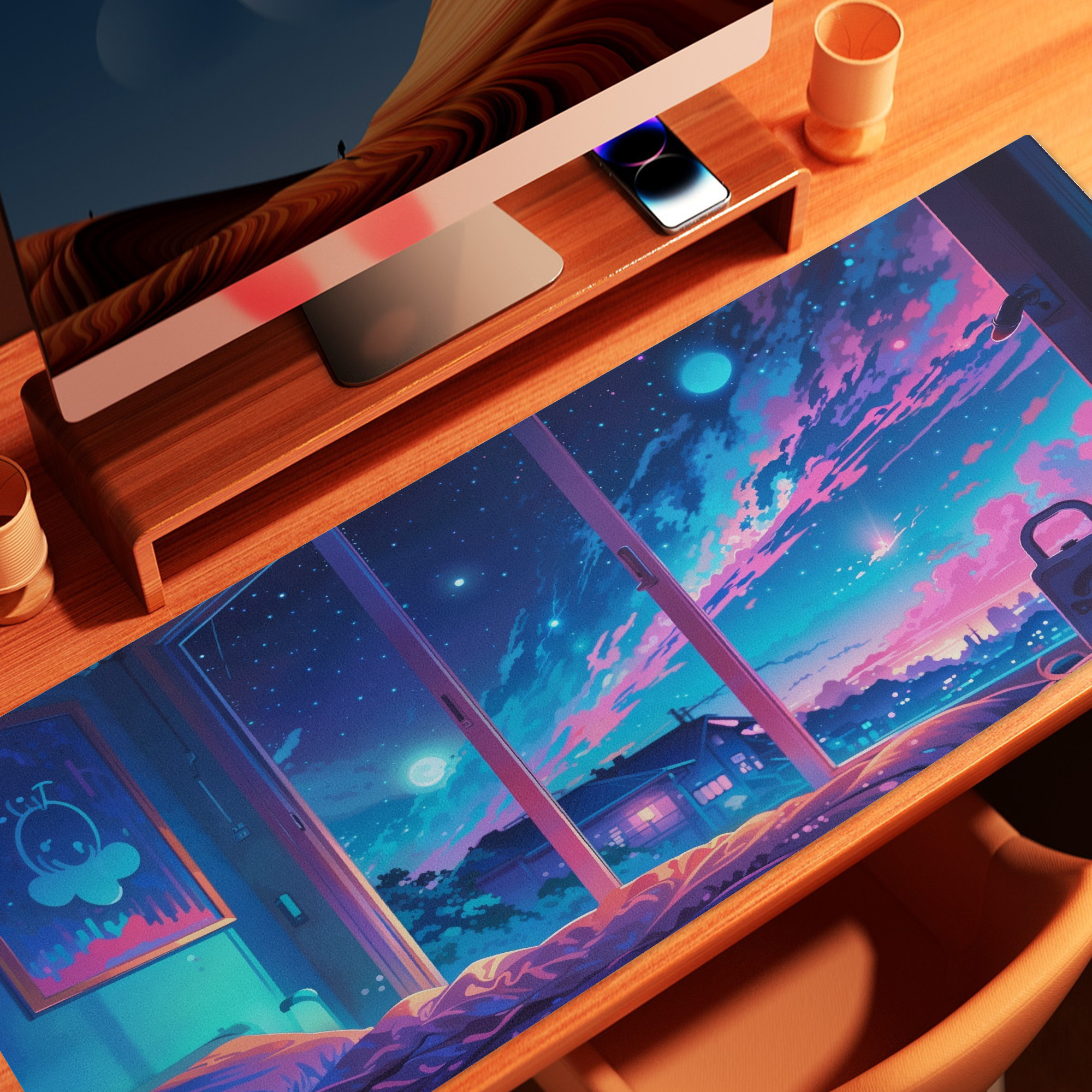 Lofi Moments - Full Desk Mouse Pad