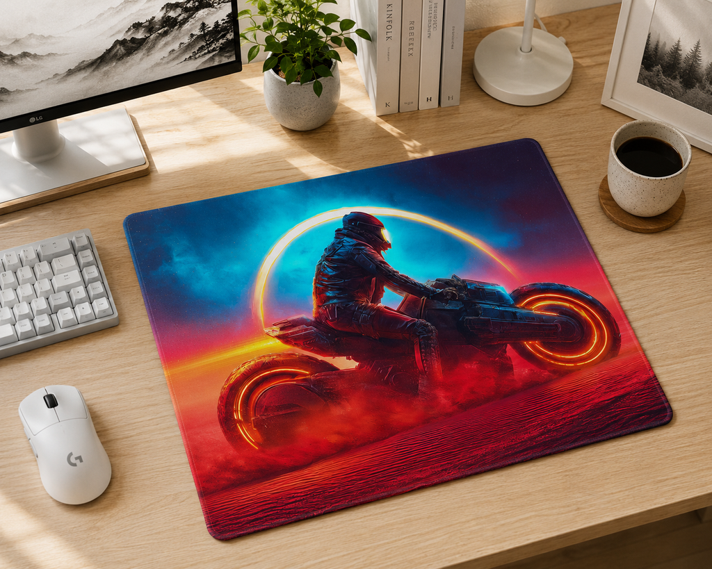 Sunset Rider Premium Gaming Mouse Pad