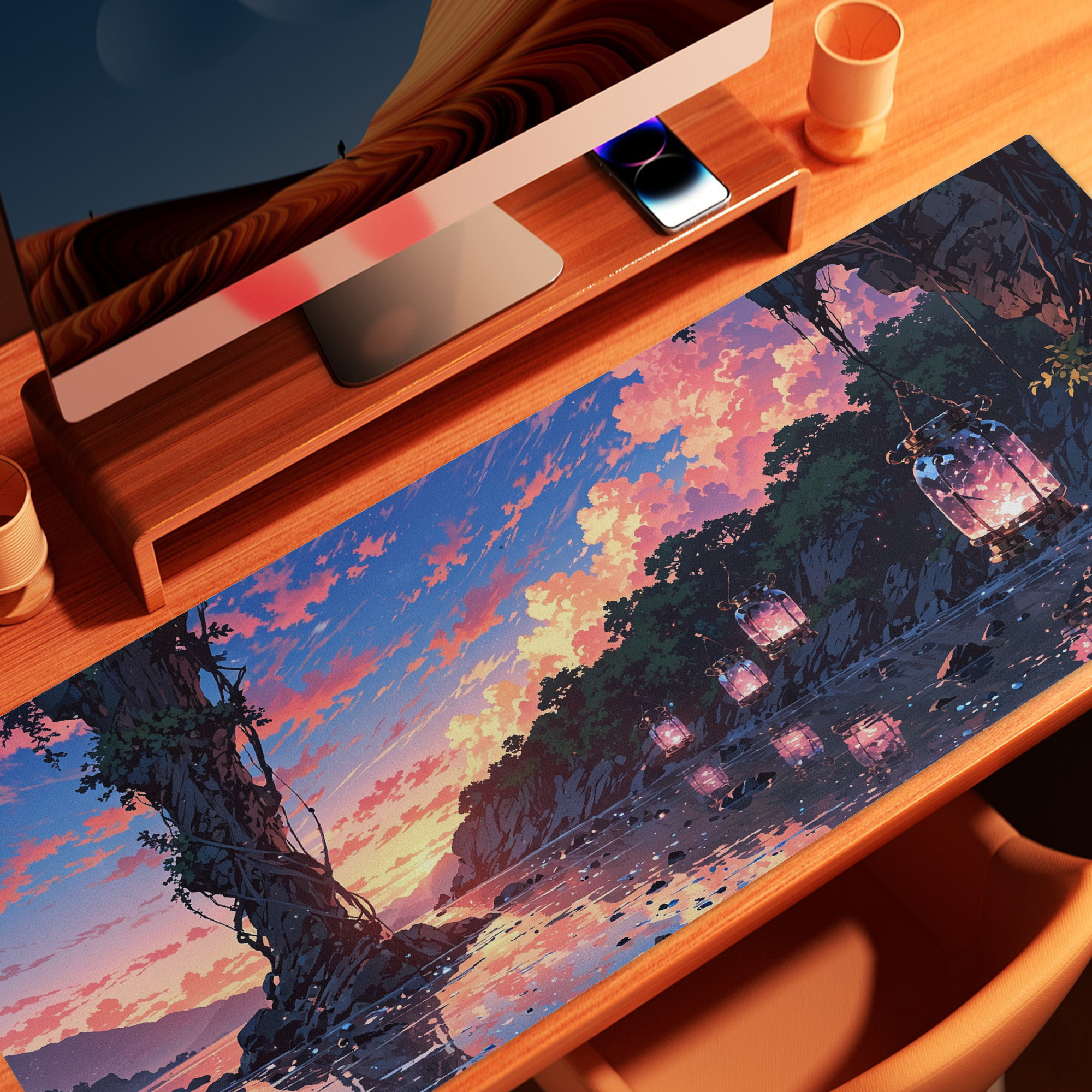 Twilight Haven - Full Desk Mouse Pad