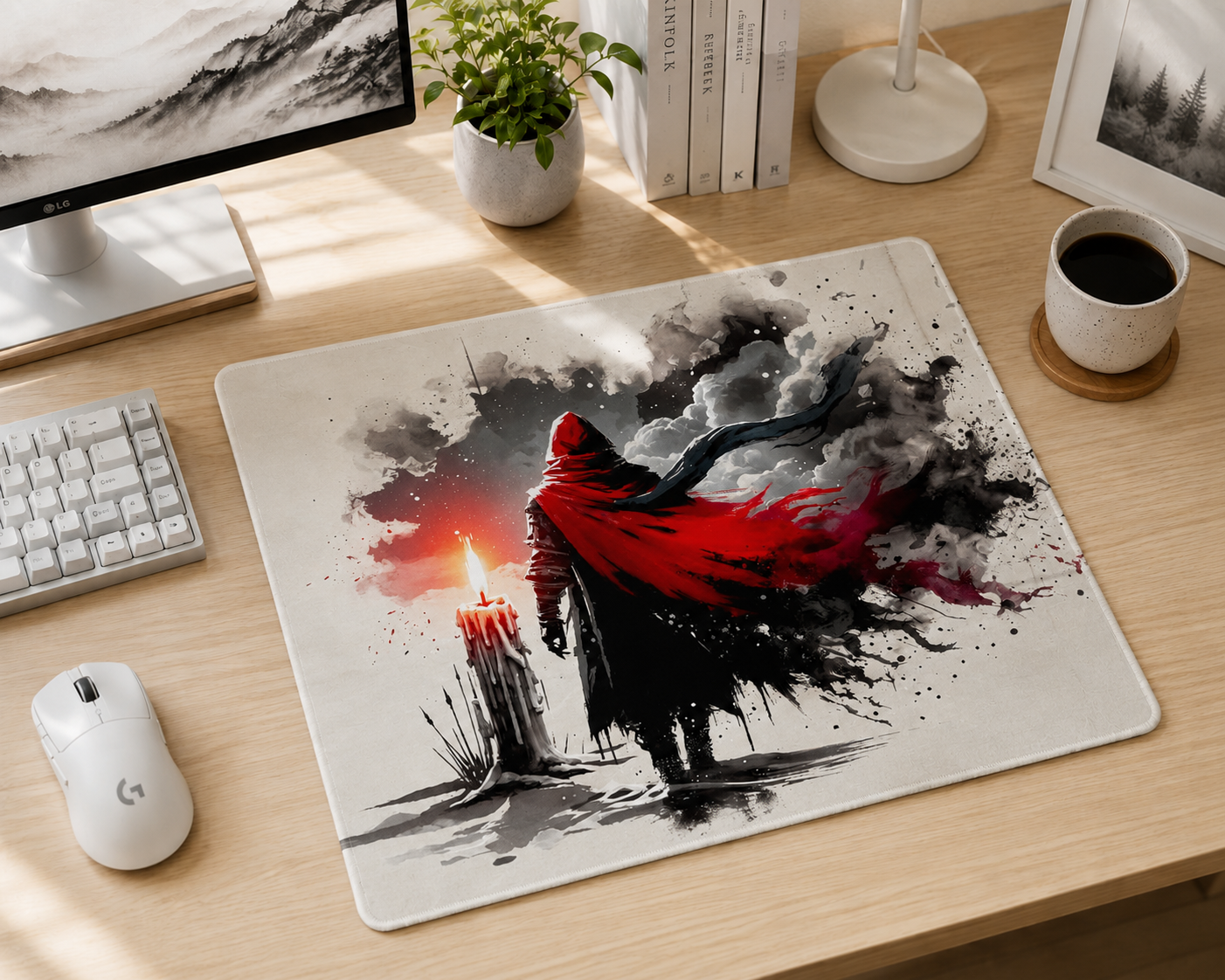 Walk by Candle Light Premium Gaming Mouse Pad