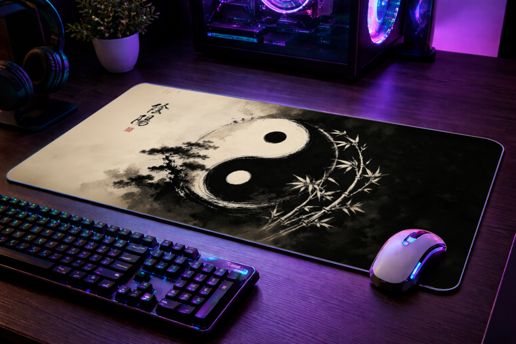 Balanced Duality - Full Desk Mouse Pad